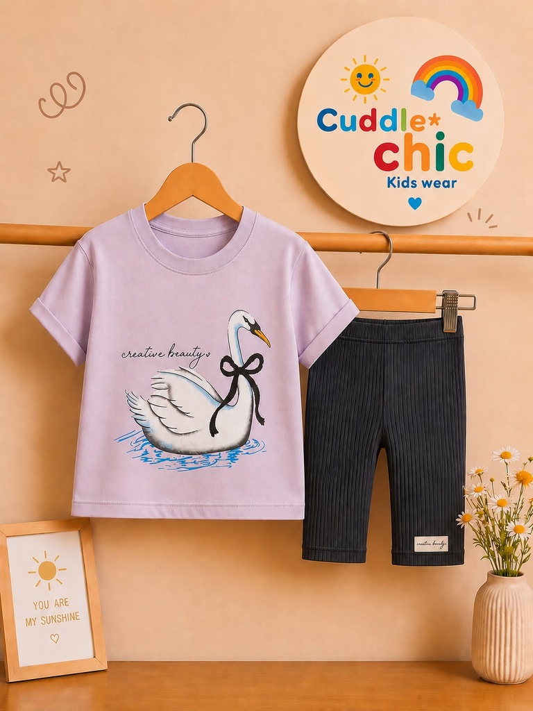 Slim short duck set (3-4 years)