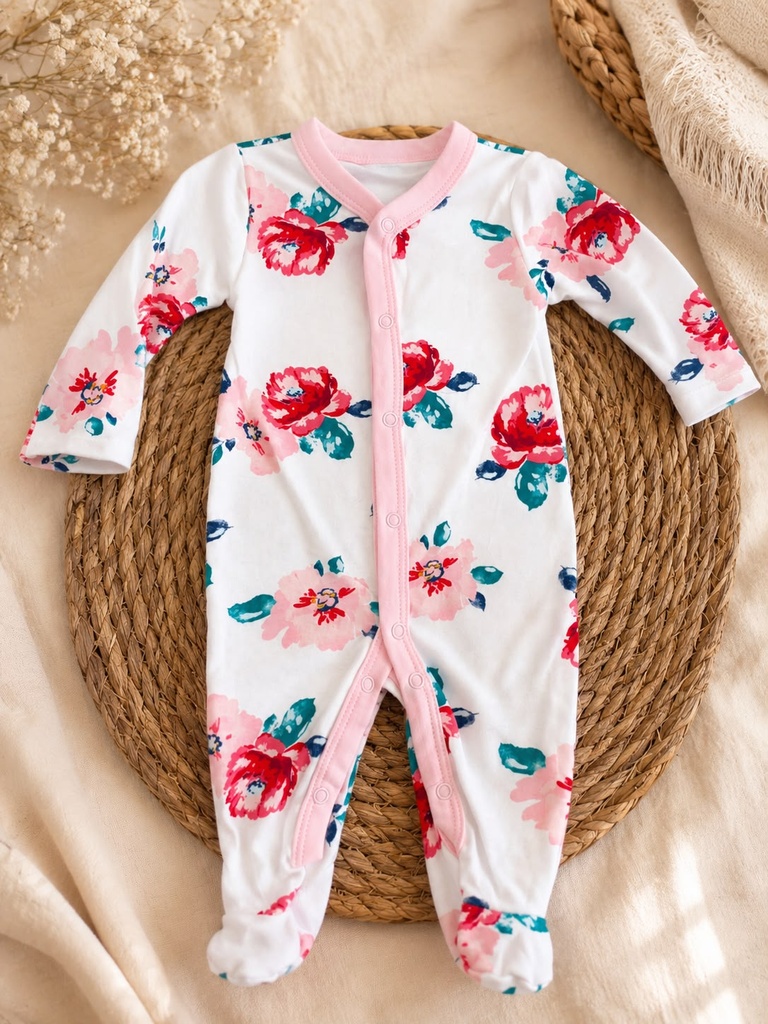 Big roses jumpsuit (9-12 months)