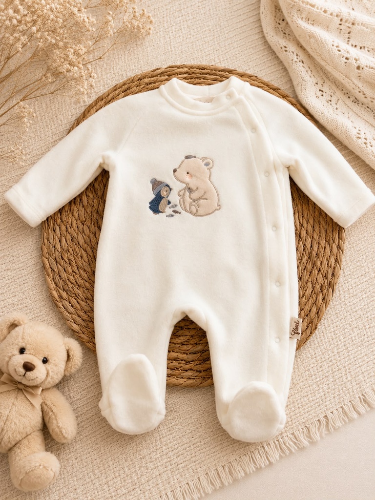 Cozy bear jumpsuit (56cm)