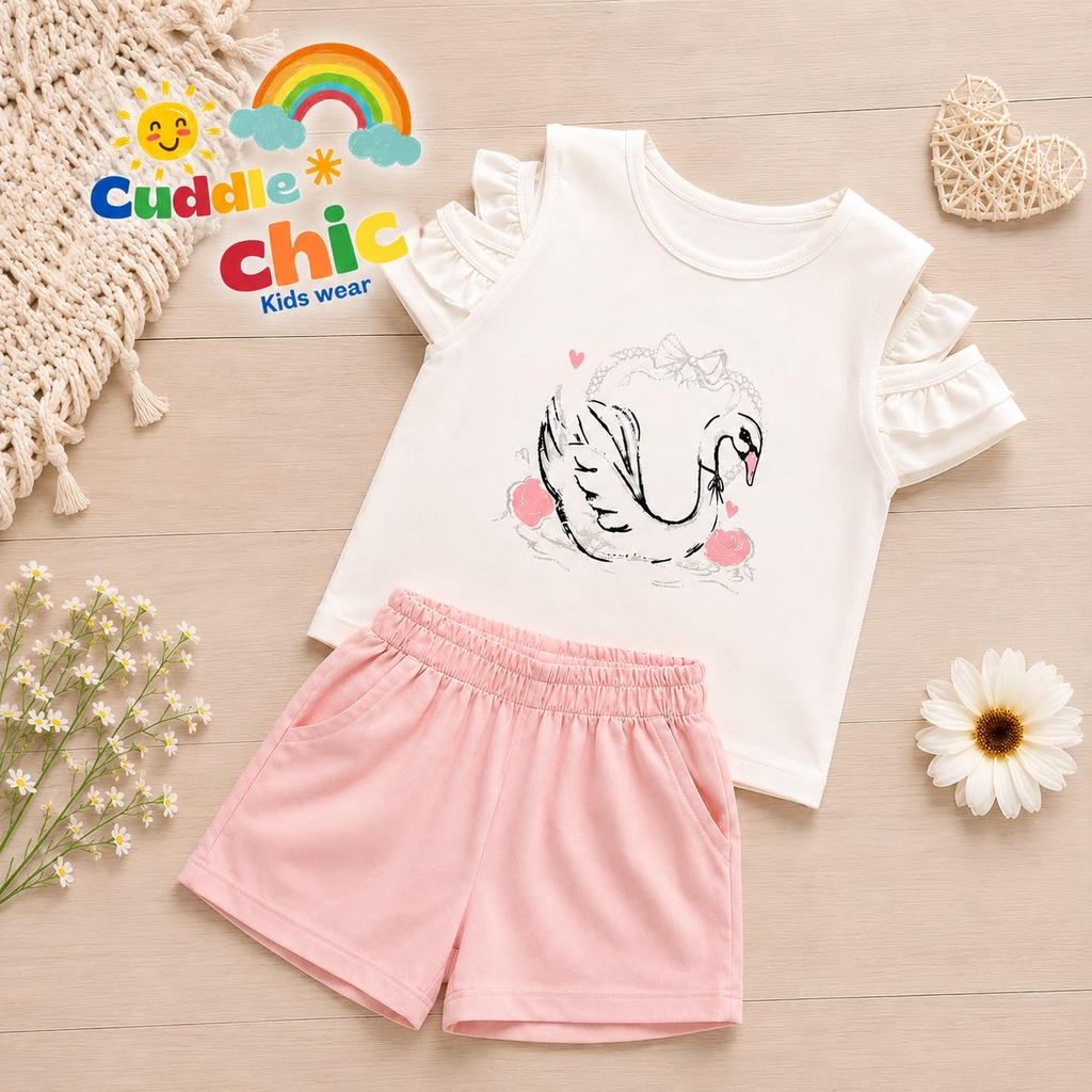 Duck pink set (3-4 years)
